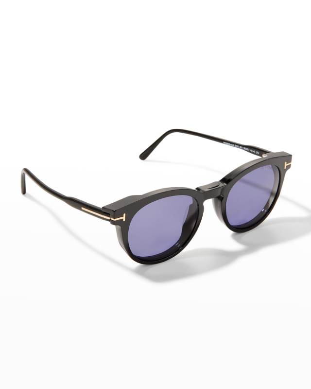 Blue Light Blocking Round Acetate Glasses